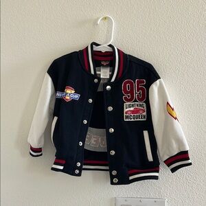 Kids Lightning McQueen Varsity Jacket